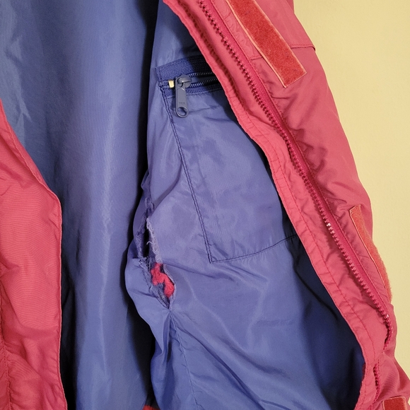 Womens Vintage Columbia Windbreaker Jacket Whirlibird Pink Size Large - Picture 4 of 7
